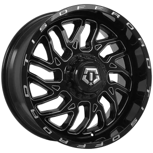 TIS Wheels – 544BM – Black – 20″x9″ 0mm – Summer Wheels – 544BM2096800